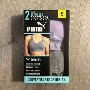 Puma Sports Bras 2 per Pack
